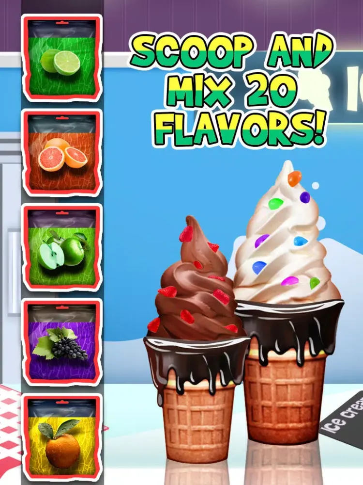 Awesome Ice Cream Parlor Maker - Frozen Jelly Dessert iPad  স্ক্রিনশট