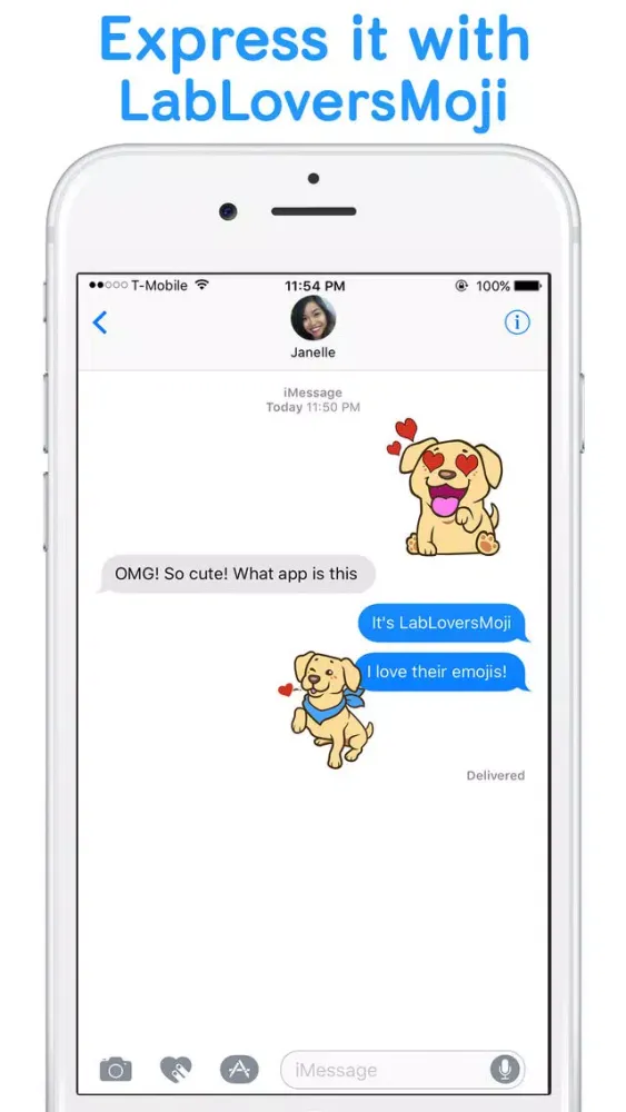 صور LabLoversMoji - Labrador Retriever Emoji Stickers