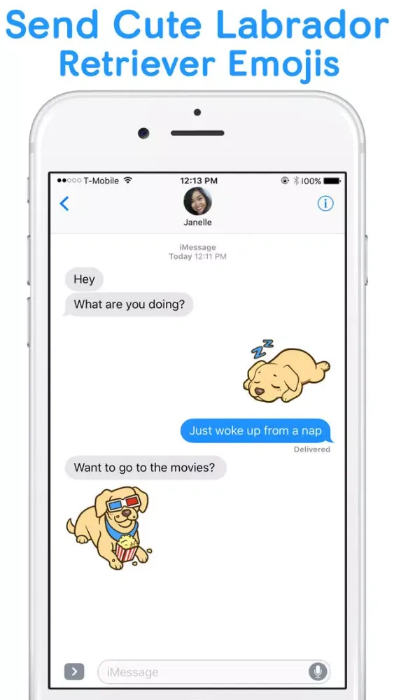 صور LabLoversMoji - Labrador Retriever Emoji Stickers