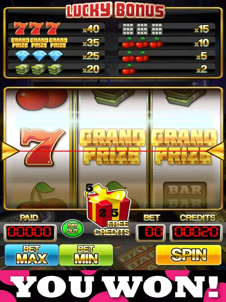`Arcade Lucky Casino Vegas 777 Slots iPad  Screenshots