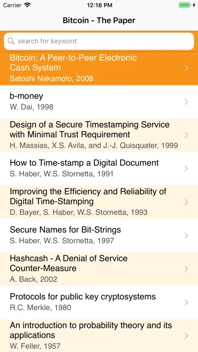 ภาพหน้าจอของ Bitcoin White Paper