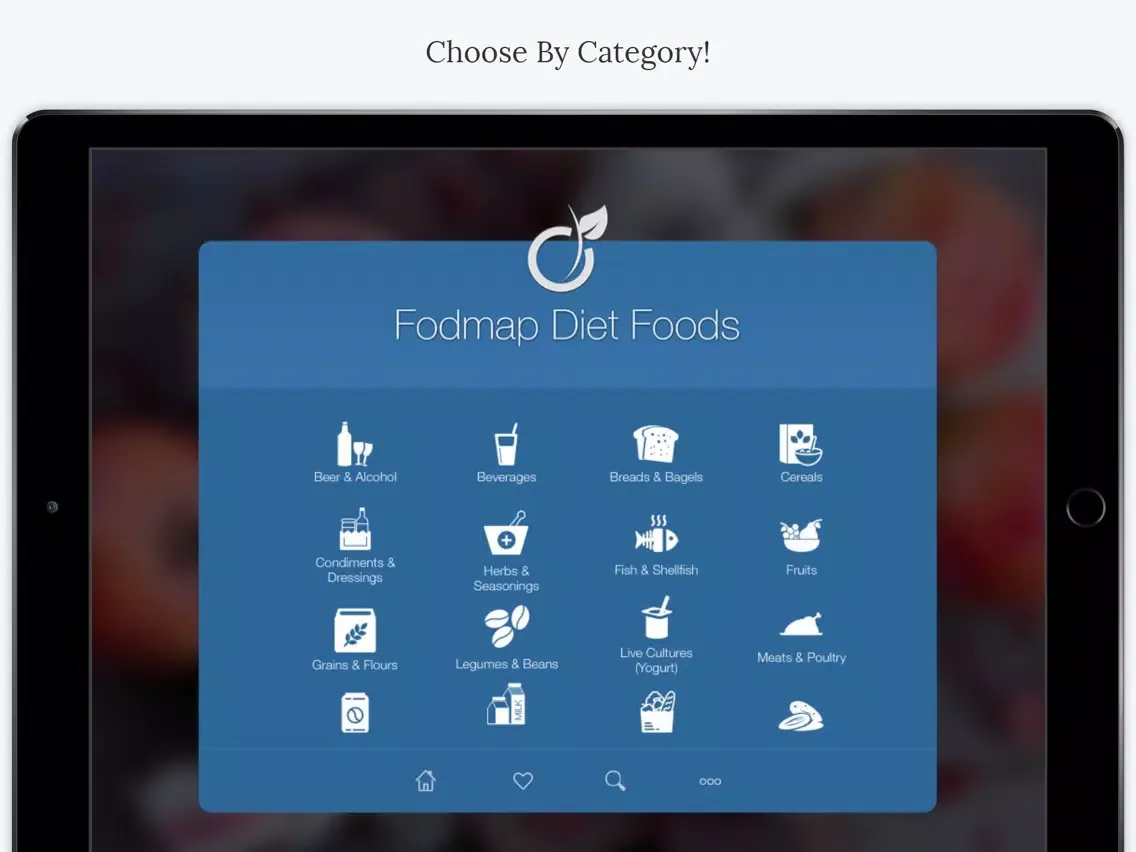ภาพหน้าจอของ FODMAP Diet Foods. iPad 