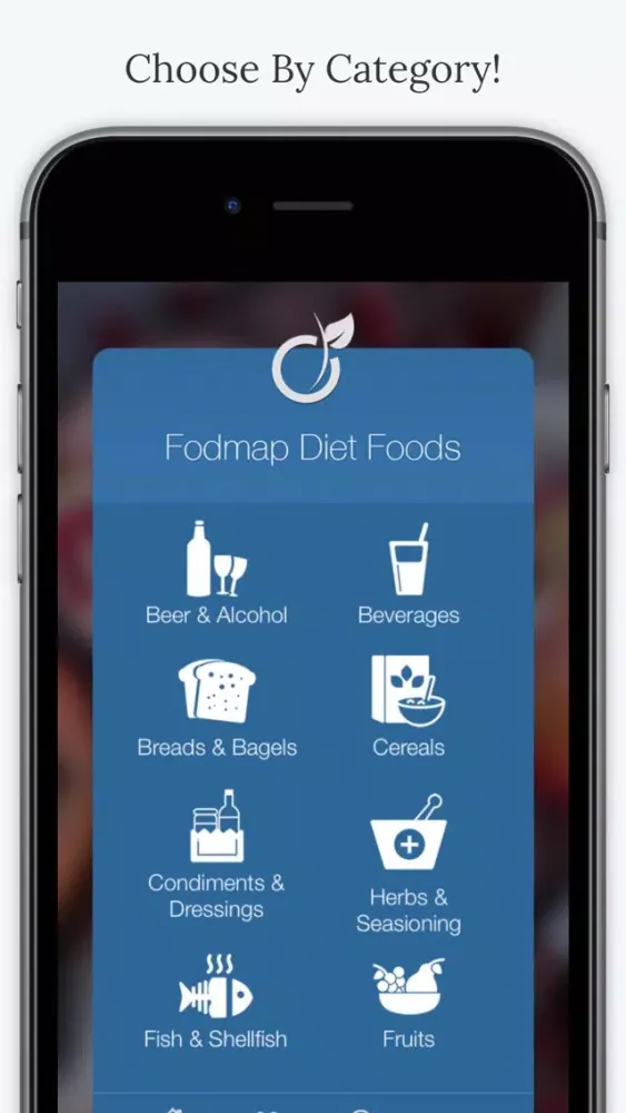 ภาพหน้าจอของ FODMAP Diet Foods.