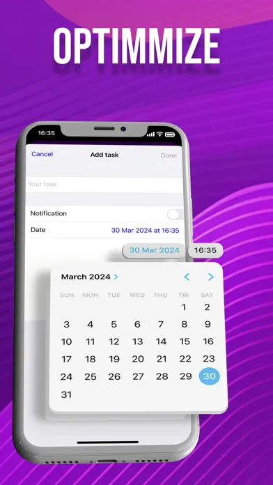 Capturas de pantalla de Cronos • Task and Time Manager