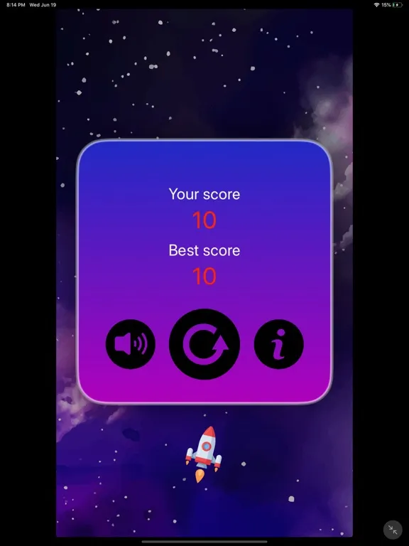 Ảnh chụp màn hình của Rocket Pocket • Casual Game iPad 