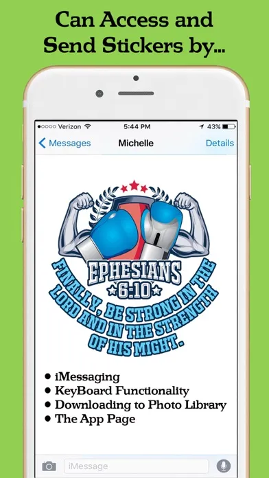 Tangkapan layar Fight the Power Bible Stickers