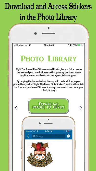 Tangkapan layar Fight the Power Bible Stickers