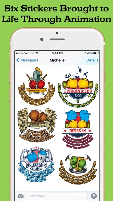 Tangkapan layar Fight the Power Bible Stickers
