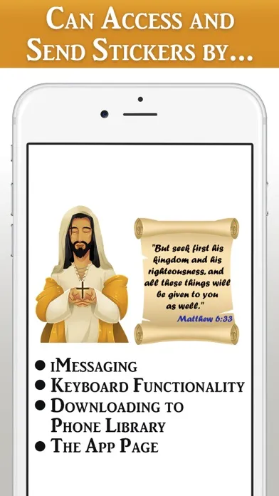 Jesus Speaks Scripture Emoji's Screenshots