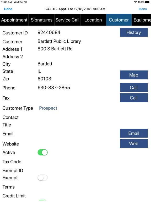 Job Cost Inc Field App iPad  স্ক্রিনশট