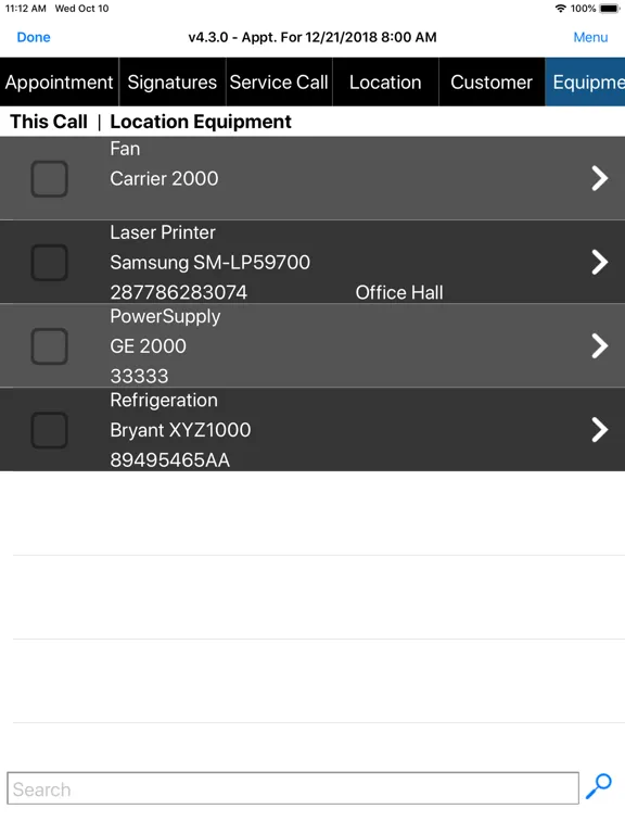 Job Cost Inc Field App iPad  স্ক্রিনশট