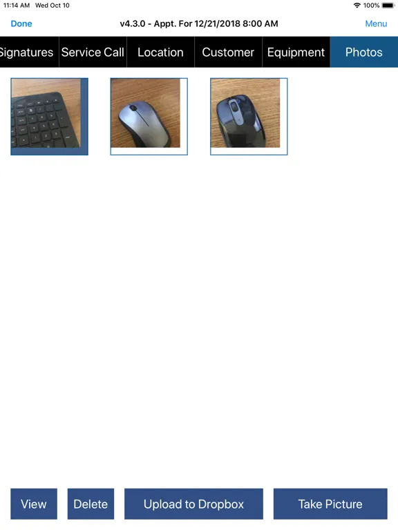 Job Cost Inc Field App iPad  স্ক্রিনশট