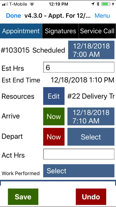 Job Cost Inc Field App স্ক্রিনশট