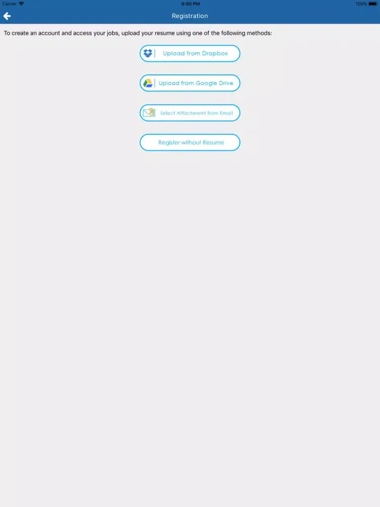 Ảnh chụp màn hình của Aditi Consulting iPad 