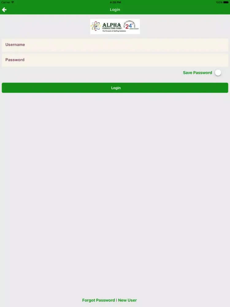 Скриншоты Alpha Consulting Corp. iPad 