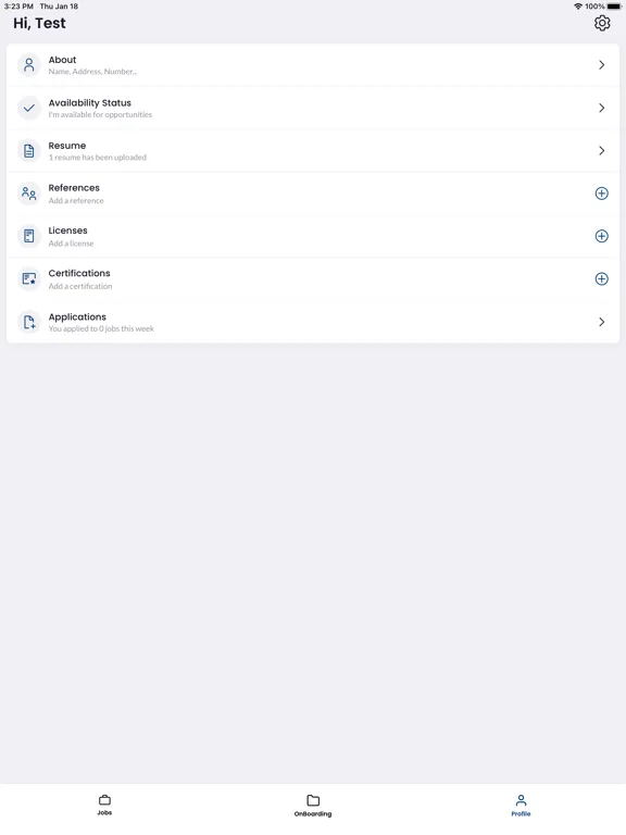 Generis Tek iPad  スクリーンショット