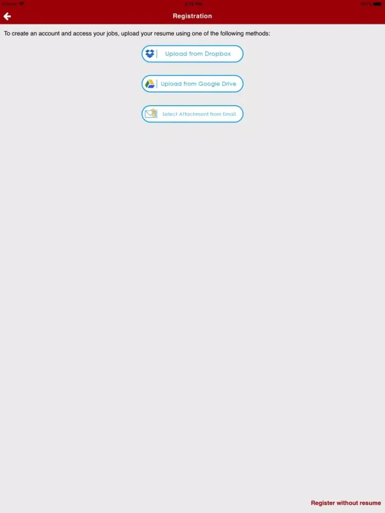 تصاویر Procore Job Search iPad 