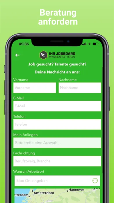 Capturas de pantalla de Job-Letter.de