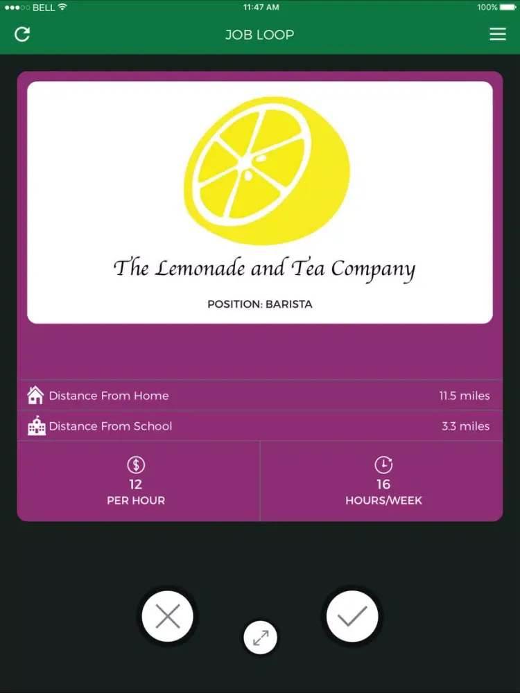 Job Loop iPad 应用截图