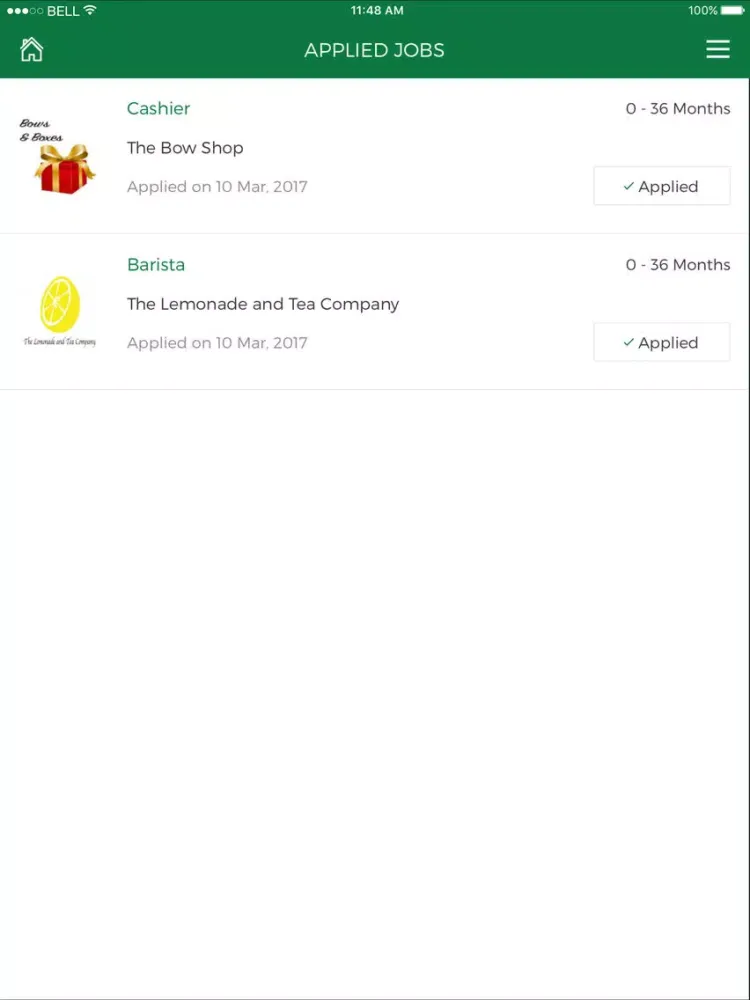 Job Loop iPad 应用截图