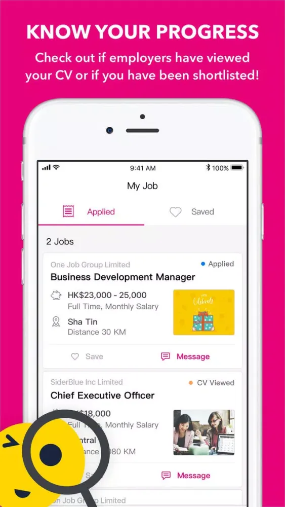 Screenshot di Jobpedia Part-Time Job Search