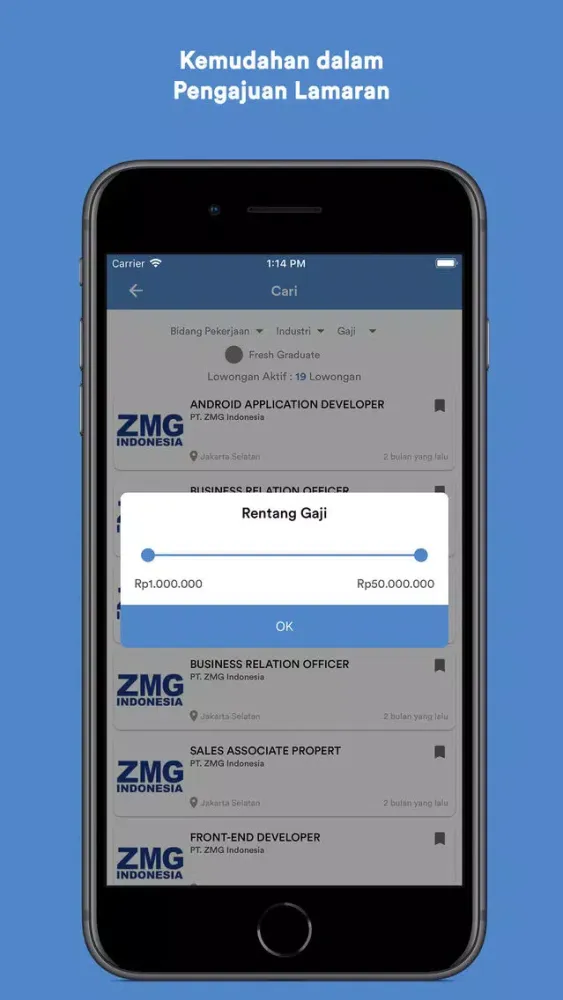 Capturas de pantalla de Jobs Indonesia Official