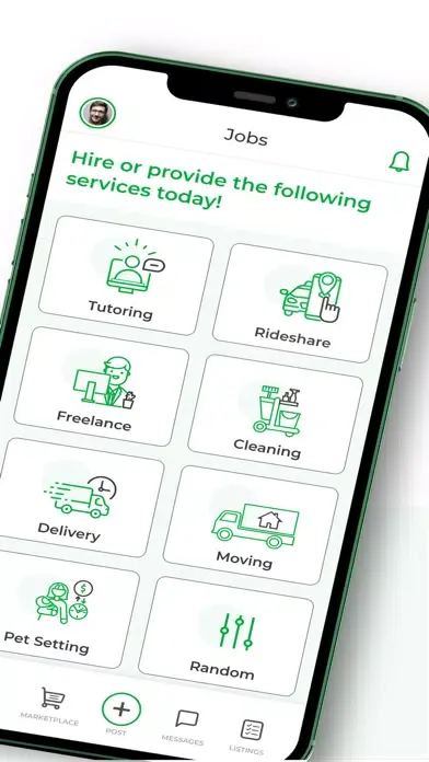 Ảnh chụp màn hình của Jobs Marketplace