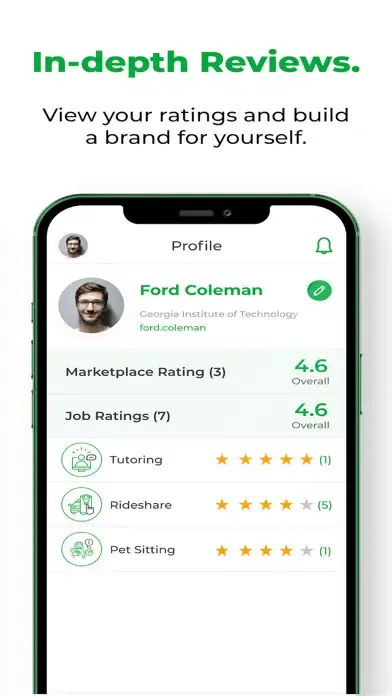 Ảnh chụp màn hình của Jobs Marketplace