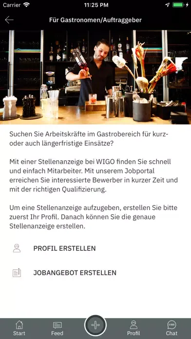 Capturas de pantalla de WIGO-Gastropartner