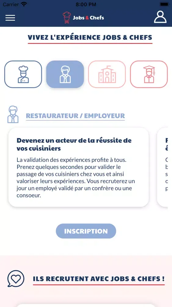 ภาพหน้าจอของ Jobs and Chefs