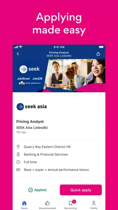 Screenshot di Jobsdb Job Search & Career
