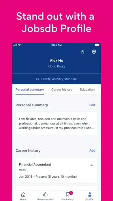 Screenshot di Jobsdb Job Search & Career