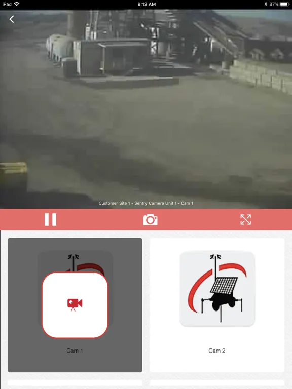 My Jobsite Sentry iPad  Screenshots