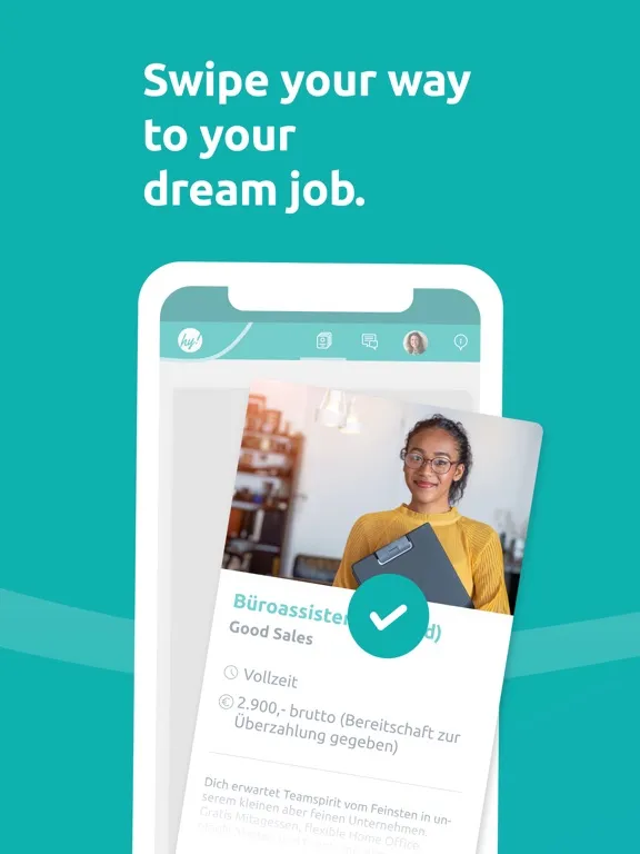 تصاویر hokify Job App - Jobs finden iPad 