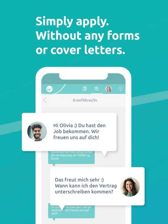 تصاویر hokify Job App - Jobs finden iPad 