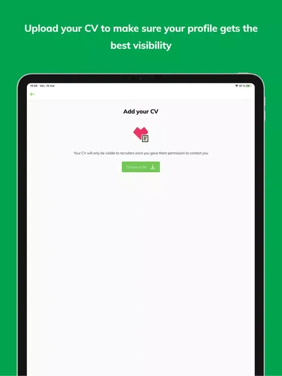 Zrzuty ekranu JobTeaser - jobs for students iPad 