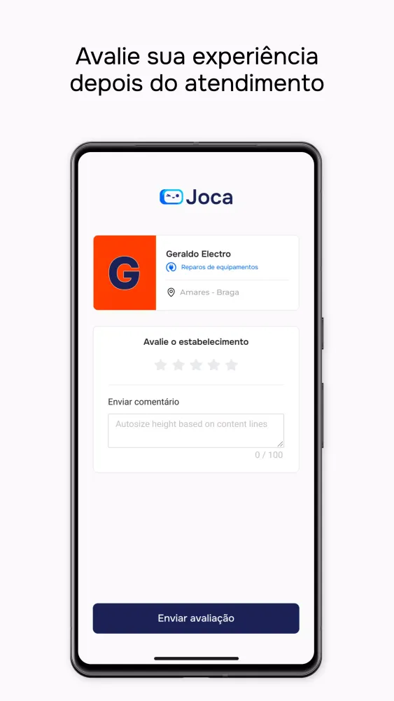 Zrzuty ekranu Joca App