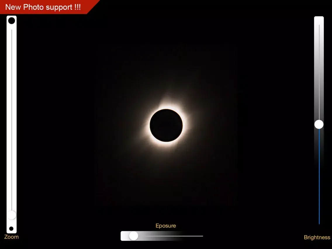 Zrzuty ekranu cosmic viewer iPad 