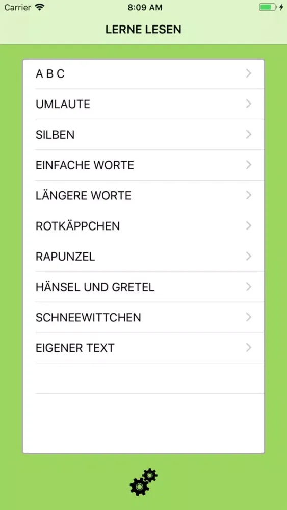Screenshot di LERNE LESEN