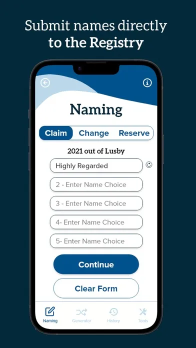 The Jockey Club Naming স্ক্রিনশট