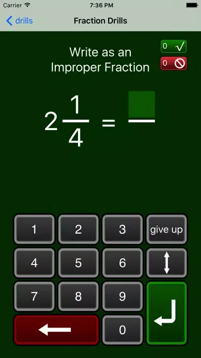 Fraction Drills Screenshots