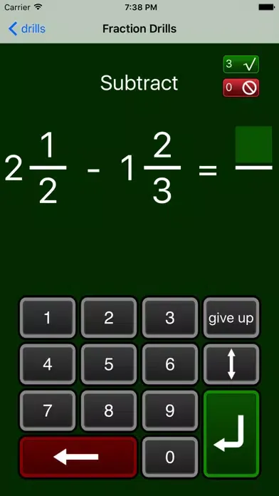 Fraction Drills Screenshots