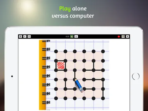 Captures d'écran de Dots and Boxes Free iPad 