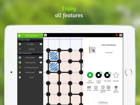 Captures d'écran de Dots and Boxes Free iPad 
