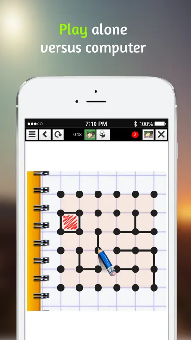 Captures d'écran de Dots and Boxes Free