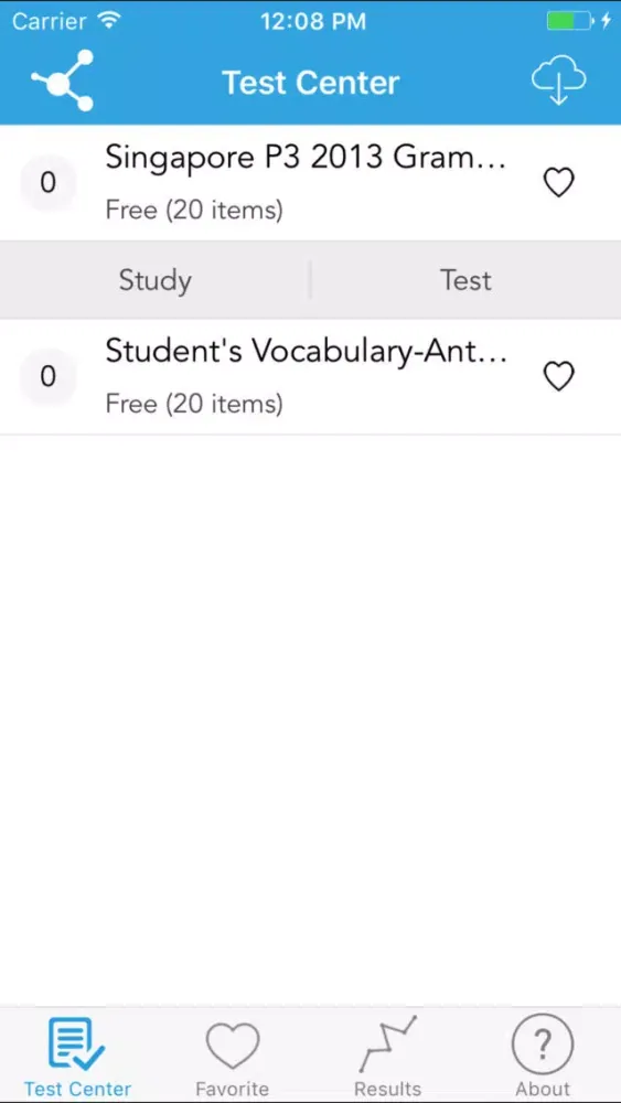 Capturas de pantalla de One Fourth English Test - JOE-Learning