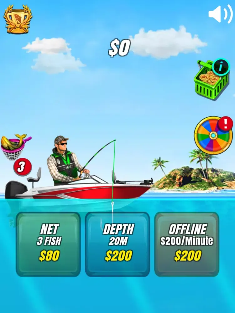 Fishing Travelers - Hello Fish iPad  Screenshots
