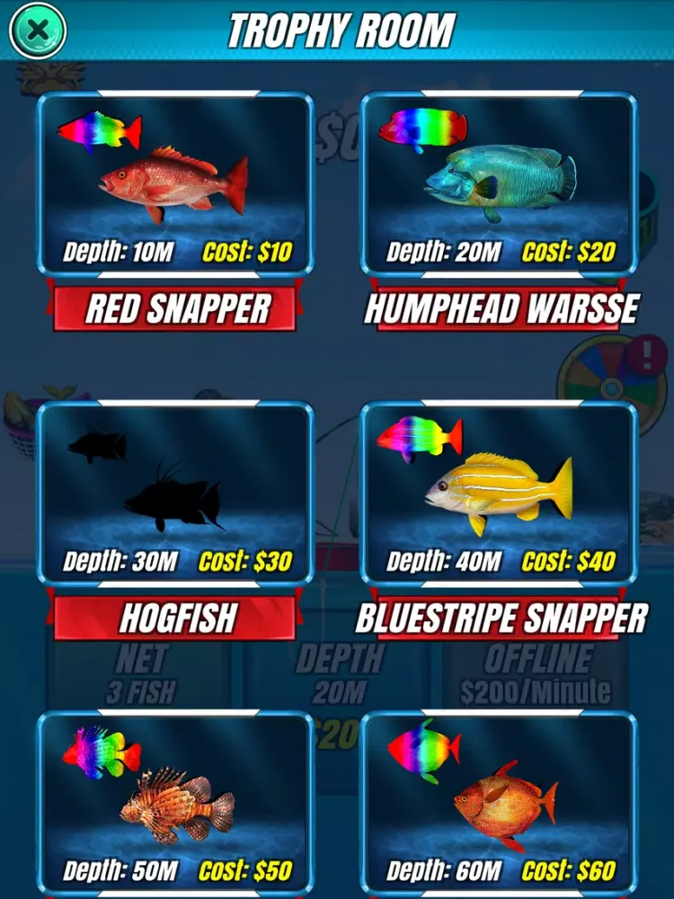 Fishing Travelers - Hello Fish iPad  Screenshots