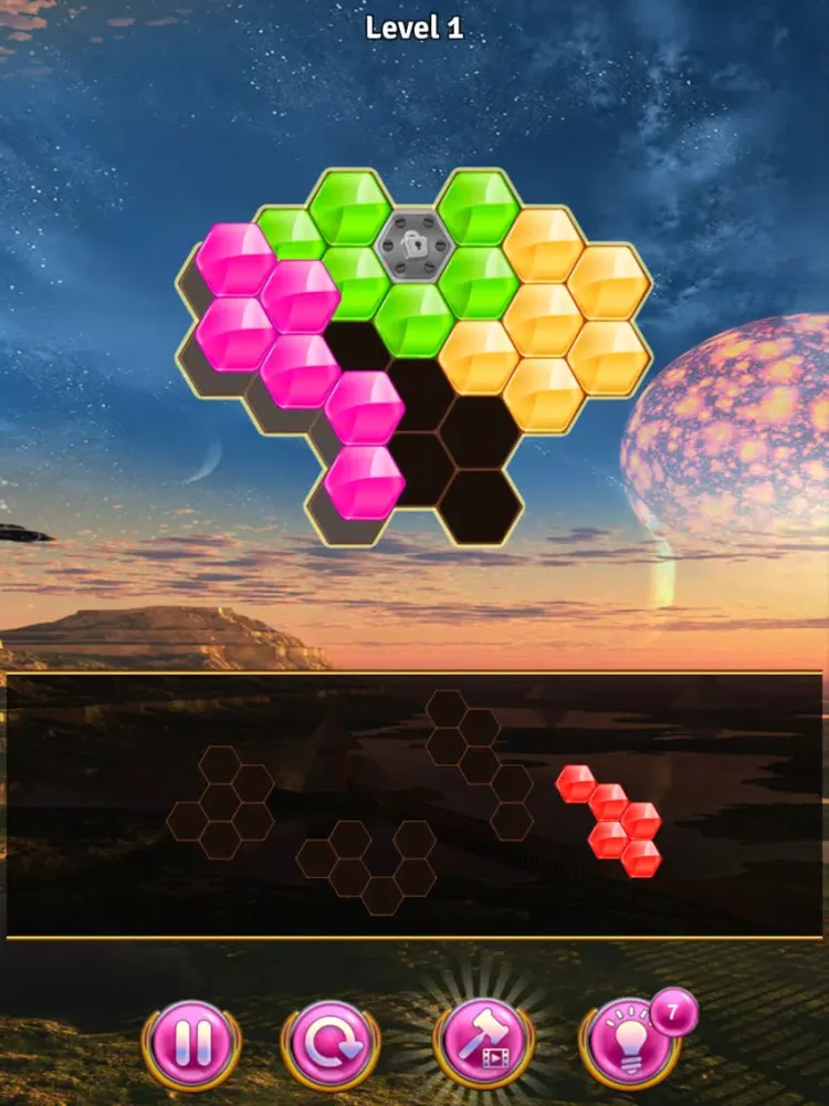 Скриншоты Hexa Blaster - Color Trickster iPad 
