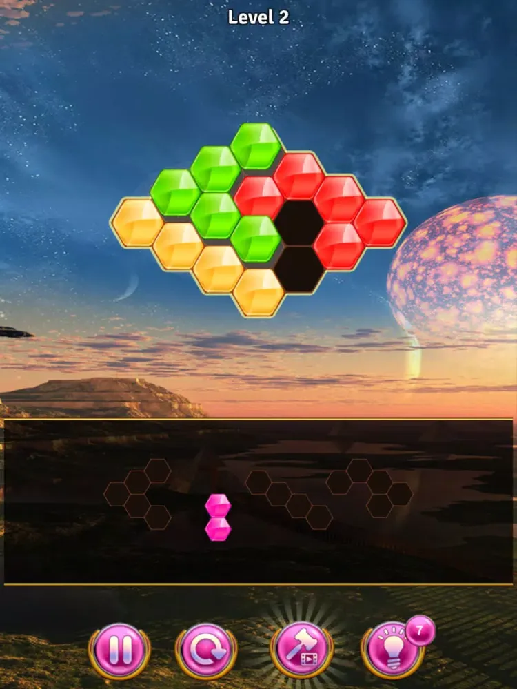 Скриншоты Hexa Blaster - Color Trickster iPad 